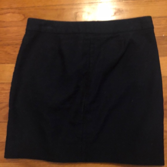 Navy J.Crew Mini Skirt Size 0 - Picture 2 of 3